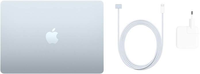 13 inç MacBook Air, USB-C - MagSafe 3 Kablosu ve 35 W Çift USB-C Bağlantı Noktalı Güç Adaptörü