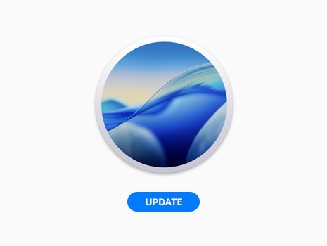 macOS Tahoe graphic.