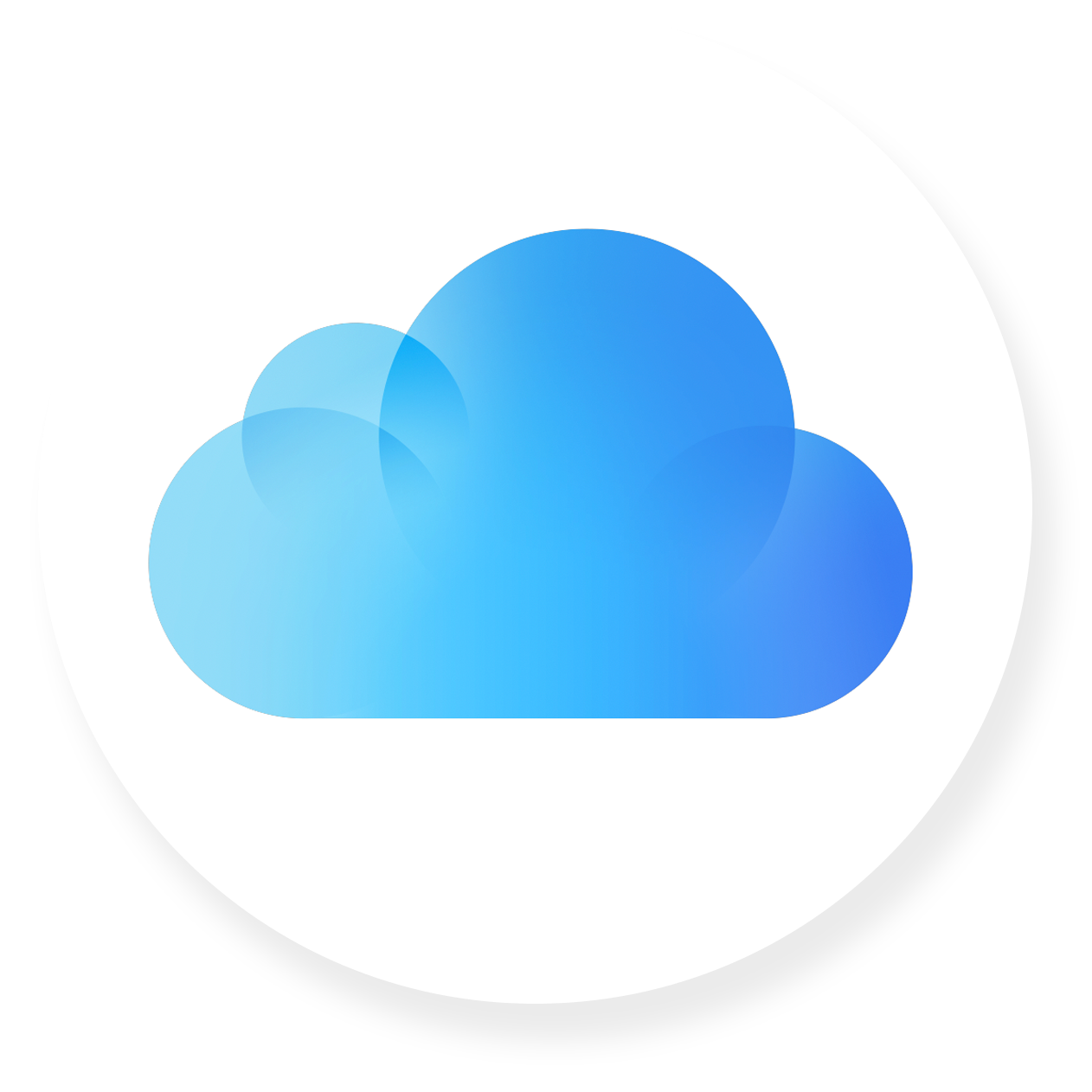 Ikon untuk layanan iCloud
